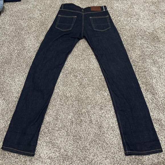 Gustin Selvedge Jeans Men’s Size 31x33 Blue Denim Straight Button Fly USA Made - Picture 9 of 11